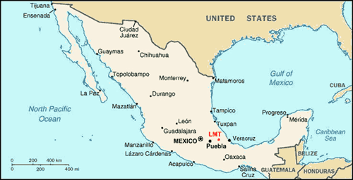 Localizaci&oacute;n del GTM